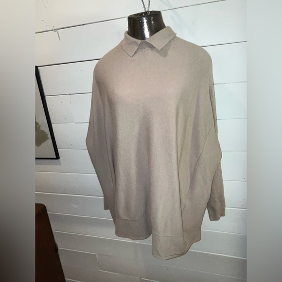 📍UCHUU Oversized Knit Sweater - Taupe (Size S/M) - Picture 10 of 14